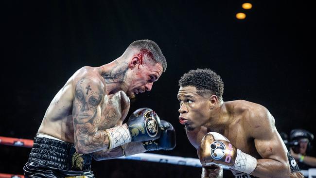George Kambosos went down recently to Devin Haney at Rod Laver Arena. Picture: Jake Nowakowski.