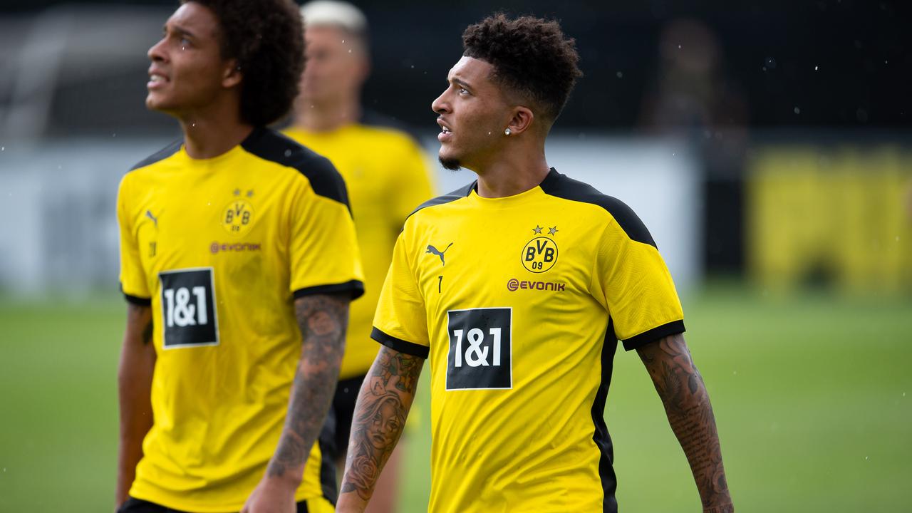 Jadon Sancho said he is happy at Dortmund.