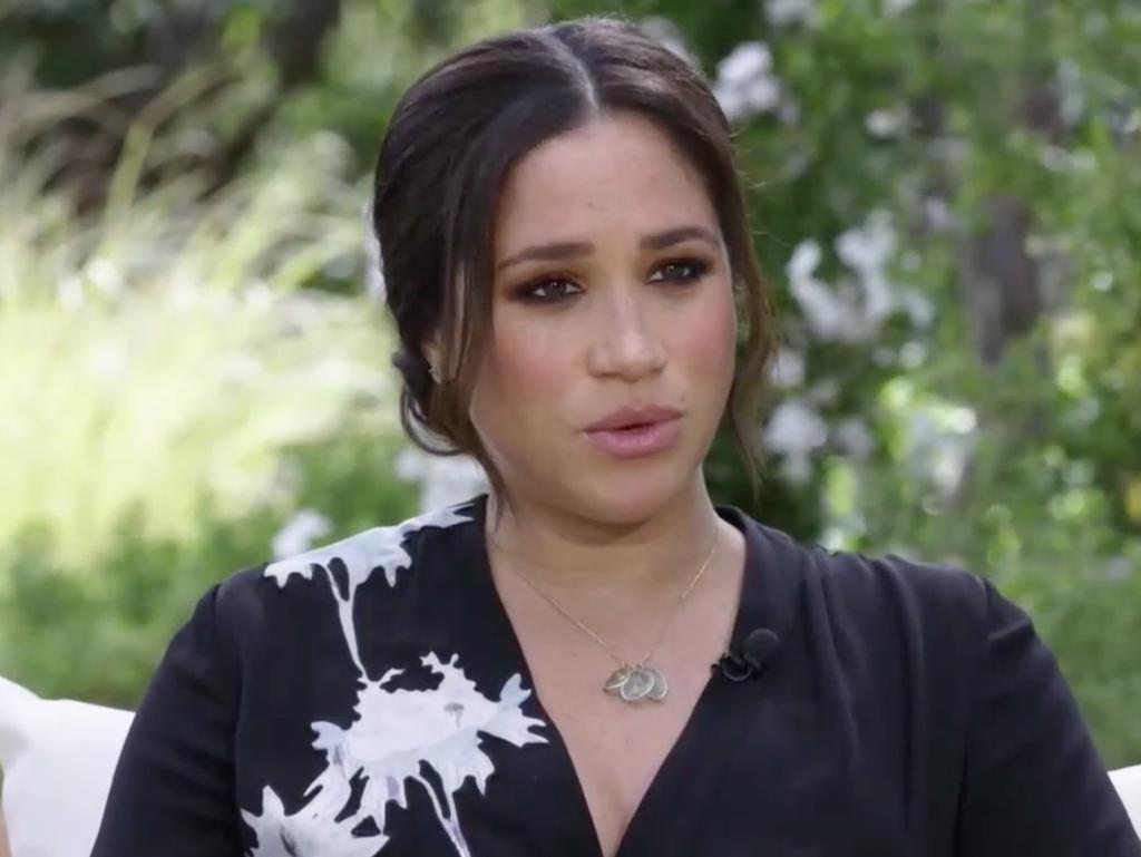 Meghan Markle said she felt ‘betrayed’ by her father after he lied about speaking to the press. Picture: CBS