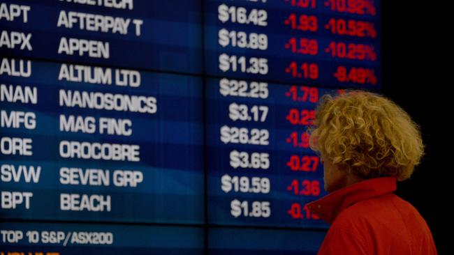 Australian stocks are set for a weaker open. Picture: AFP