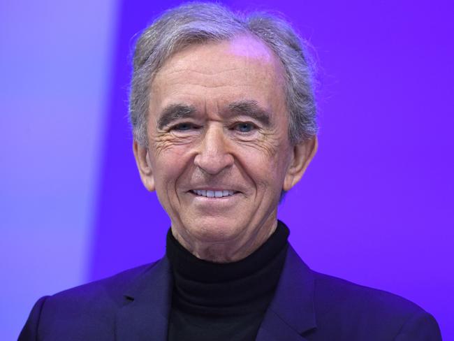 (FILES) This file photo taken on June 16, 2022, shows French luxury group LVMH Chairman and Chief Executive Bernard Arnault as he attends an LVMH event at the Vivatech technology startups and innovation fair in Paris. - French Bernard Arnault and his family top the Forbes list of the world's richest people, ahead of Elon Musk. (Photo by Eric PIERMONT / AFP)