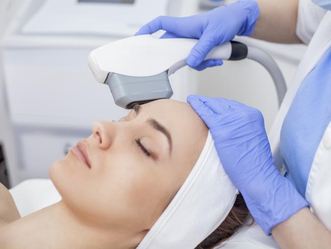 Anti-aging treatment, IPL laser, photo skin therapy