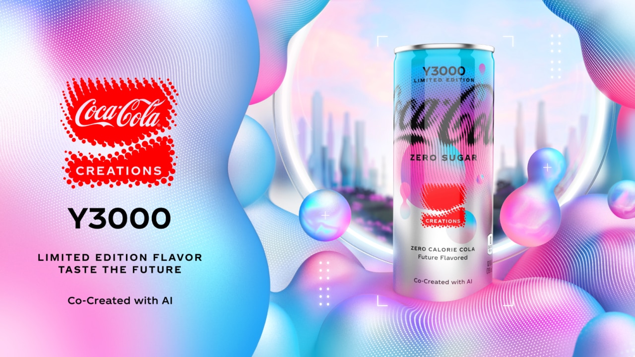 Coca-Cola unveils new ‘future-themed’ Y3000 zero sugar drink designed with the help of artificial intelligence