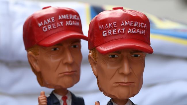 Trump merchandise. Picture: AFP