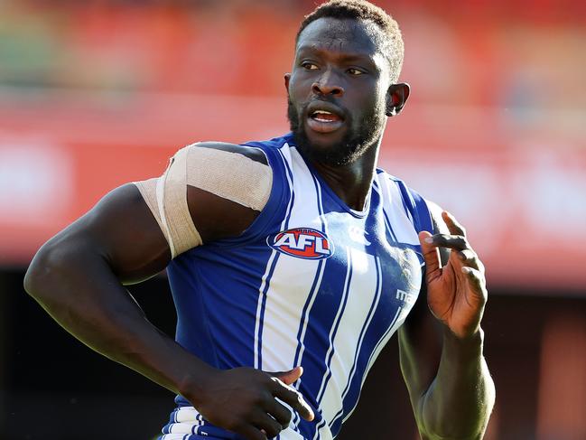 Majak Daw has been delisted by the Kangaroos. Picture: Michael Klein