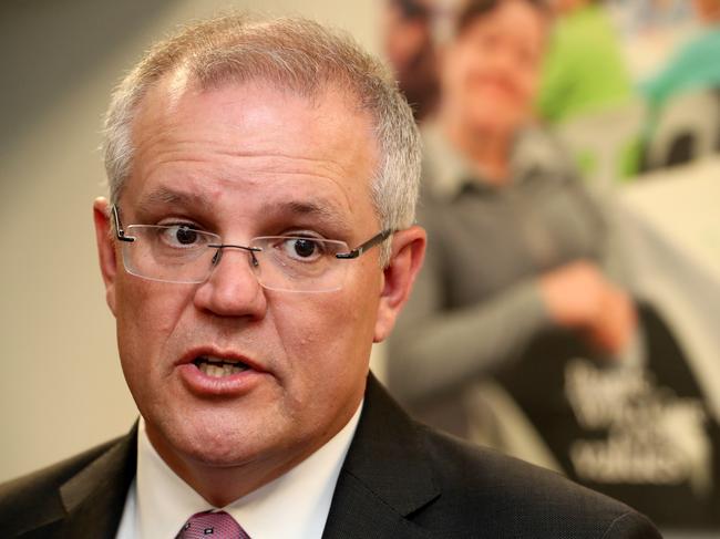 Prime Minister Scott Morrison has launched an attack. Picture: AAP/Richard Wainwright