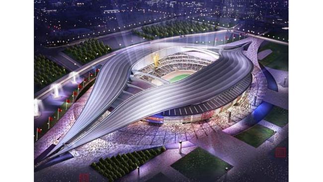 The stadium will be completed in five years. 