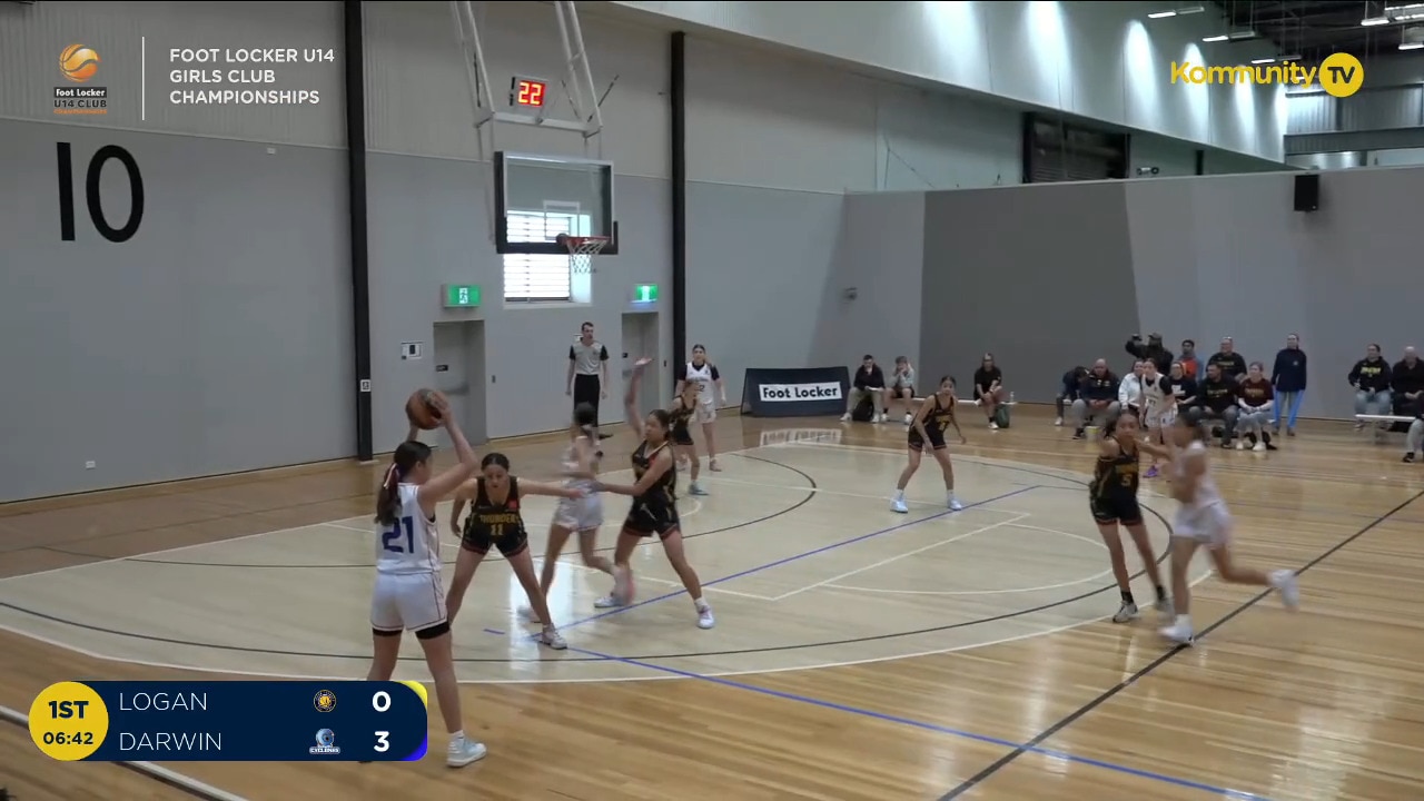 Replay: Logan Thunder v Darwin Cyclones (Girls)—2024 Basketball Australia U14 Club Championships Day 1