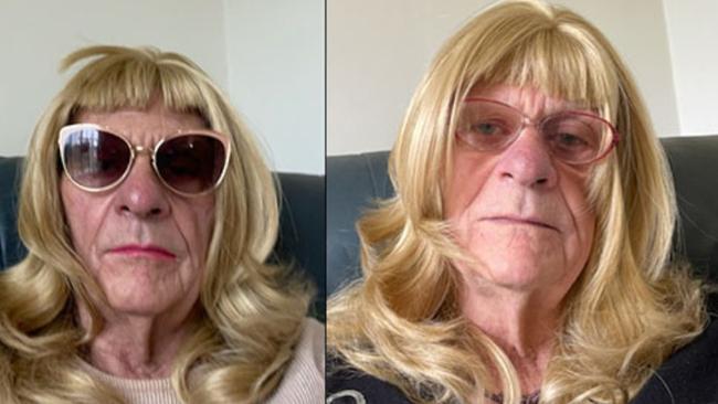 Serial killer Regina Arthurell, formerly known as Reginald Arthurell, in a blonde wig in photos posted on a transgender friendship site.