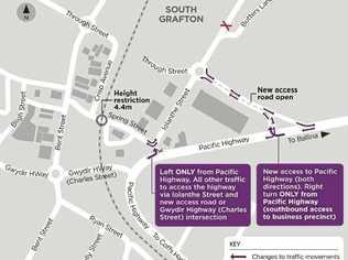 CHANGES: A new access road is set to open from the Pacific Highway to Iolanthe St. Picture: Roads and Maritime Services