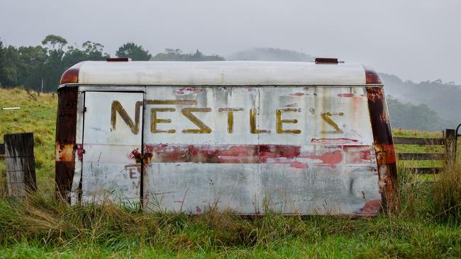 The Nestle’s Bus, on the Tasman Peninsula, from Brady Michaels and Dale Campisi’s new book Signs of Australia: Vintage signs from the city to the outback.