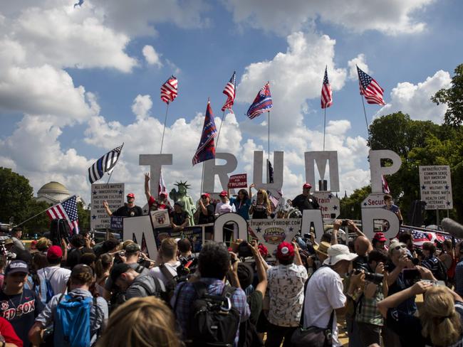 Trump certainly has an army of loyal supporters. Photo: AFP/Zach Gibson