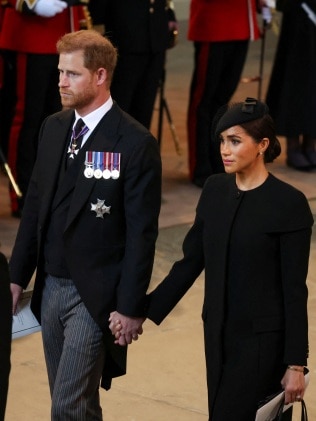 Prince Harry, and wife Meghan are reportedly furious the children will be snubbed of HRH honour. Picture: Phil Noble-WPA Pool/Getty Images