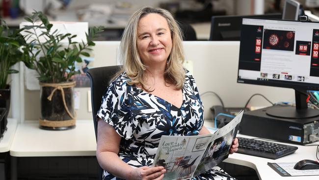 Frances Whiting at her desk. Picture: Tara Croser.