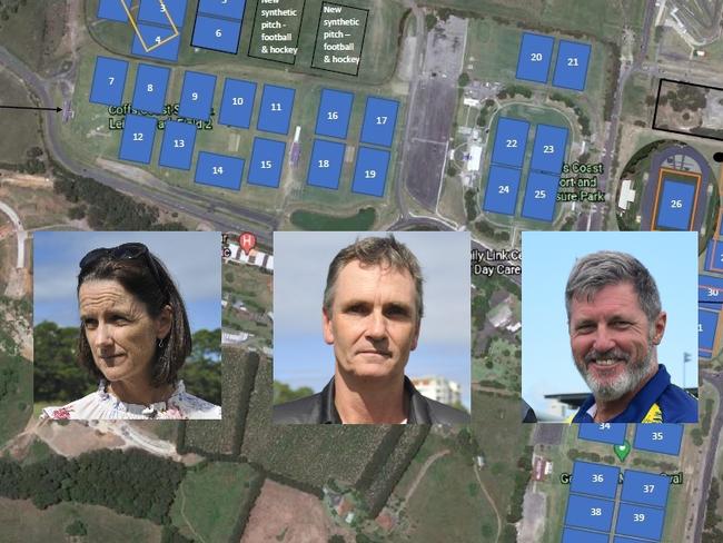 Regional Athletics Centre Coffs Harbour York St Bill Harrigan, Nicola Johnstone, Michael Lloyd