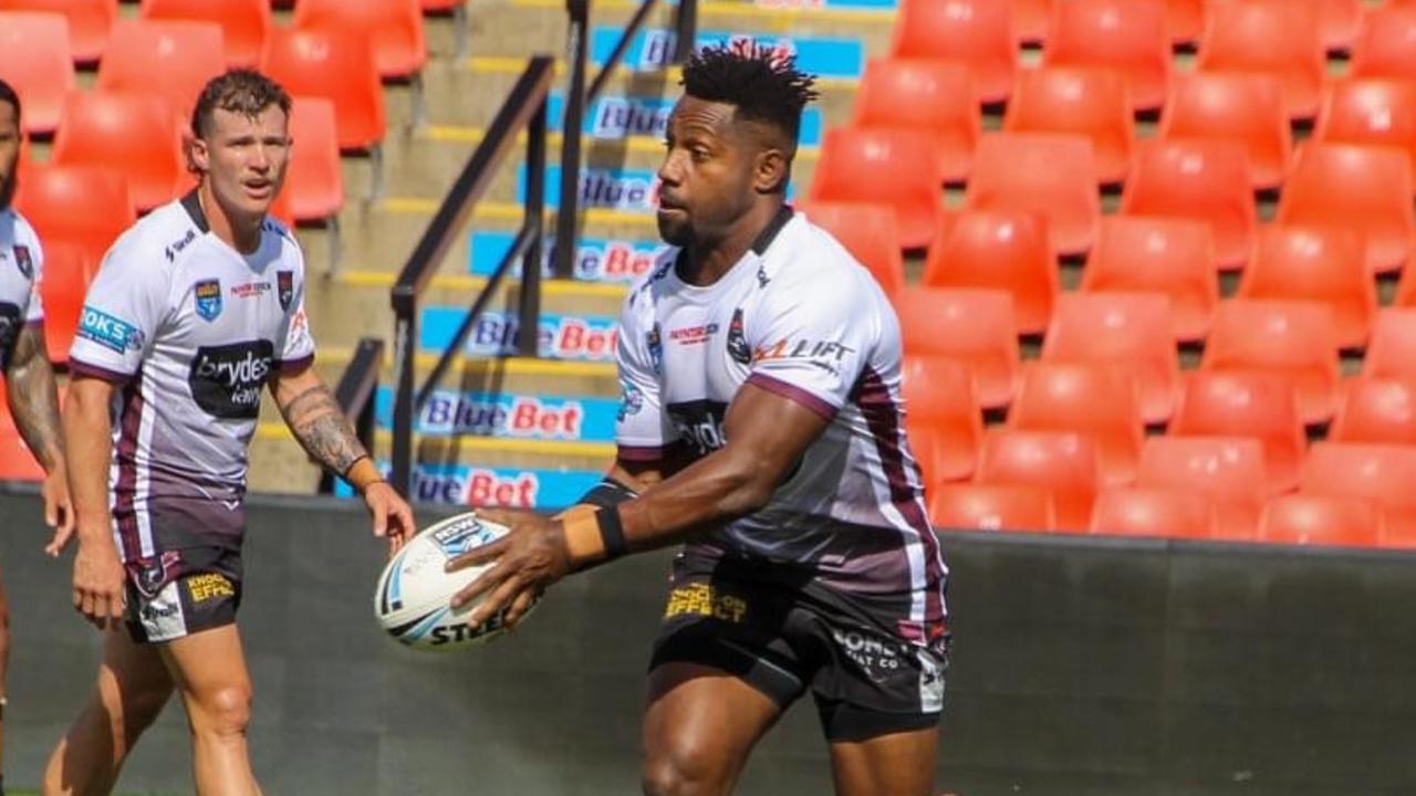 James Segeyaro in action in NSW Cup. Photo - Blacktown Workers Sea Eagles.