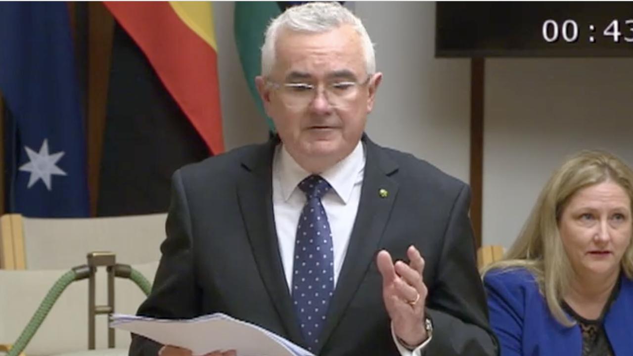 26/03/2024 MP Andrew Wilkie speaking in the Federation Chamber about drugs in AFL.