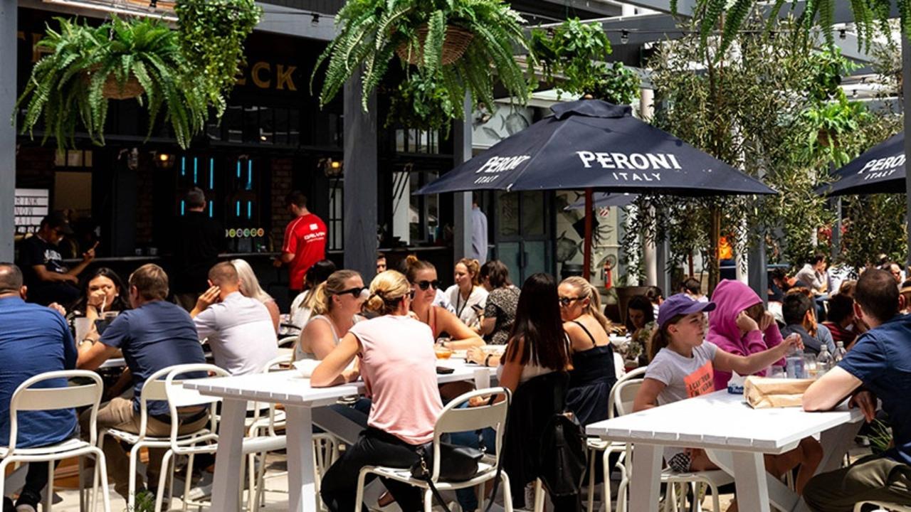 Auckland Fish Market is filled with eateries and bars.