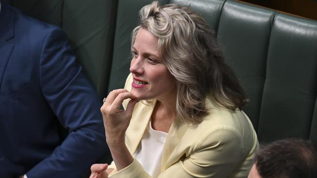 Industry is calling on Home Affairs and Cyber Security Minister Clare O'Neil to outlaw cyber ransom payments. (Photo by Martin Ollman/Getty Images)