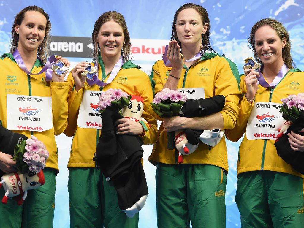 Emma McKeon, Shayna Jack, Cate Campbell and Emily Seebohm were unstoppable together.