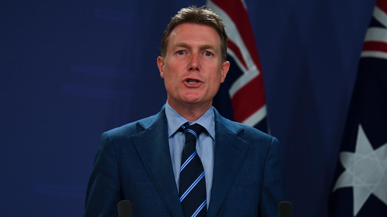Attorney-General Christian Porter says the Government is fed up with companies underpaying staff. Picture: AAP Image/Paul Braven