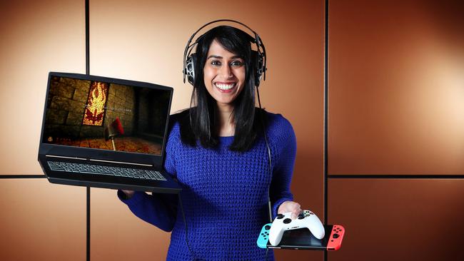 Women of Xbox founder Dhayana Sena is helping to change the video game industry in Australia. Picture: Rebecca Michael