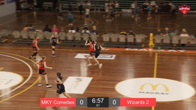 Replay: Queensland Basketball - U14 Girls Championship (Div 2 – Northside Wizards 2 v Mackay Comettes)