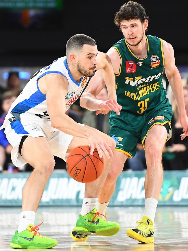 Chris Goulding provided the offensive resistance for United. Picture: Getty Images