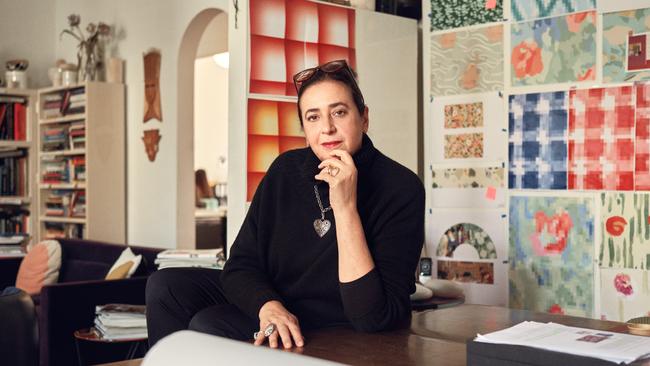 Architect and designer India Mahdavi has been labelled the “queen of colour”. Picture: Antoine Doyen