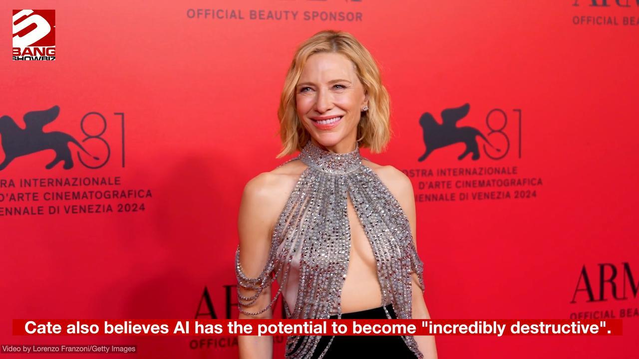 Cate Blanchett feels "deeply concerned" about the potential influence of artificial intelligence (AI)