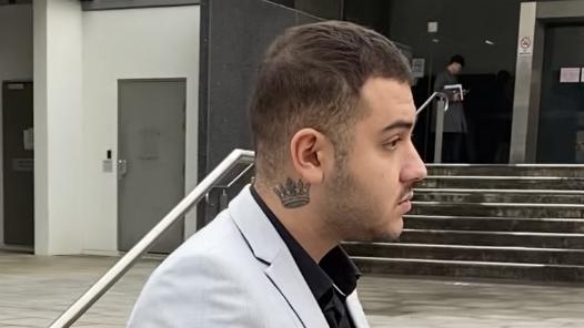 Harout Bazarjian, 21, pleaded guilty to organising a race between vehicles and driving over 45km on a P2 licence at Liverpool Local Court.