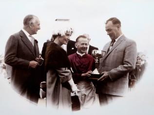  Billy Smith. The 1960   Melbourne Cup winning jockey. Copies of pictures of Billy at his Melbourne Cup win.