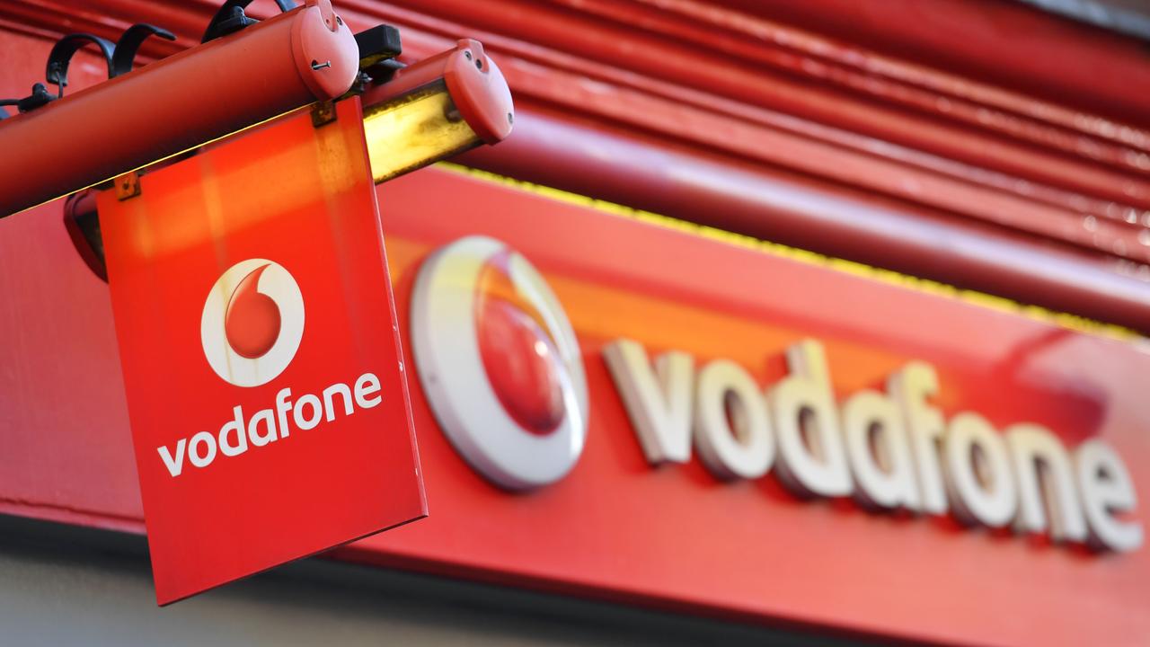 Vodafone has closed a number of stores to redeploy staff elsewhere. Picture: Ben Stansall/AFP