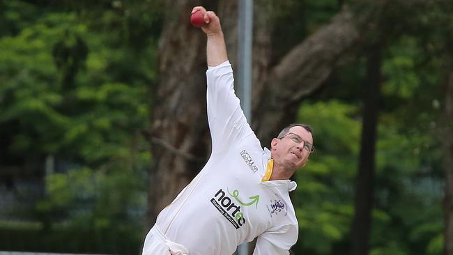 kookaburra Cup Cricket match between PBC and Mudgeeraba Nerang played at Currumbin . PBC Fielding Mudgeeraba-Nerang batting . PBC bowler Ryan Kettle. Pic Mike Batterham