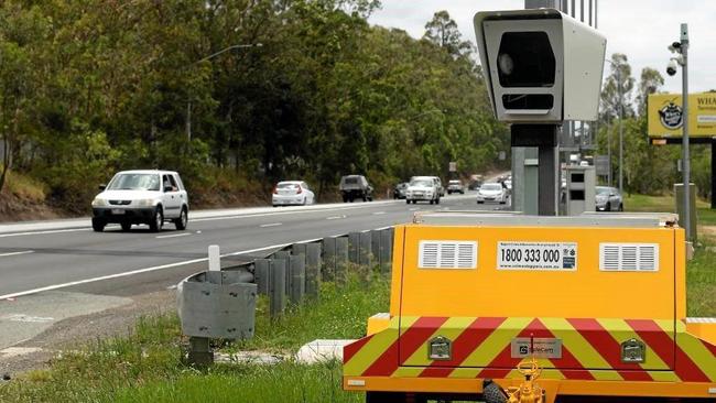 The speed camera known as "Wall-E" has been sighted again on Sunshine Coast roads. Picture: ?Robert Polzin