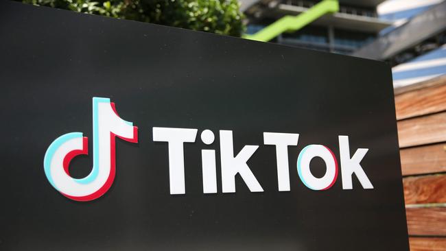 The vile video was widely shared on social media platform TikTok. Photo: AFP.