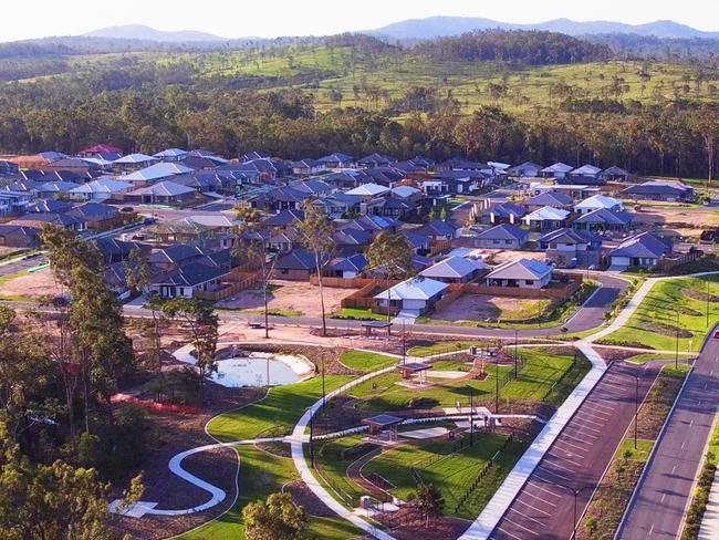 A residential area within the Flagstone development area