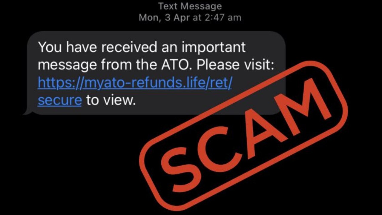 Aussies have been urged to exercise caution ahead of June 30 and to remember the ATO will never ask for personal information over text, email or social media. Picture: Twitter @Scamwatch_gov