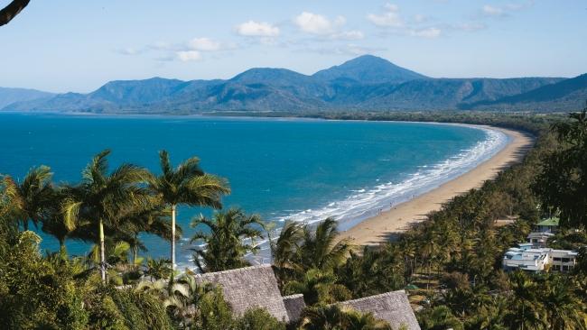 A view of Four Mile beach at Port Douglas.