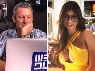 Lance Armstrong Porn Star - Mia Khalifa porn star and cyclist Lance Armstrong | news.com.au â€”  Australia's leading news site