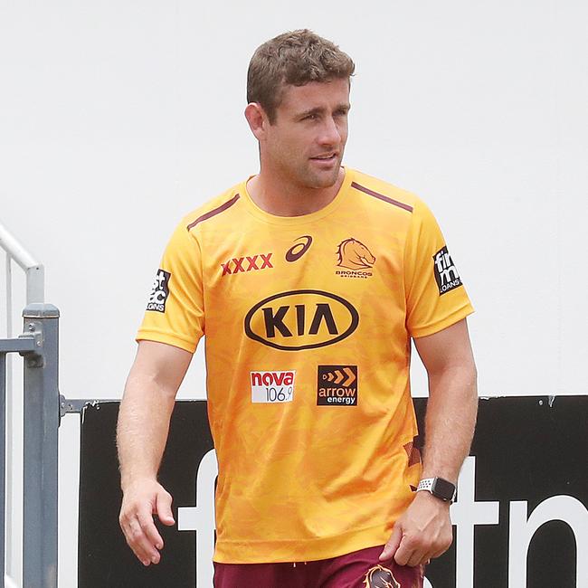 Broncos veteran Andrew McCullough is a key target of the Dragons. Picture: Annette Dew