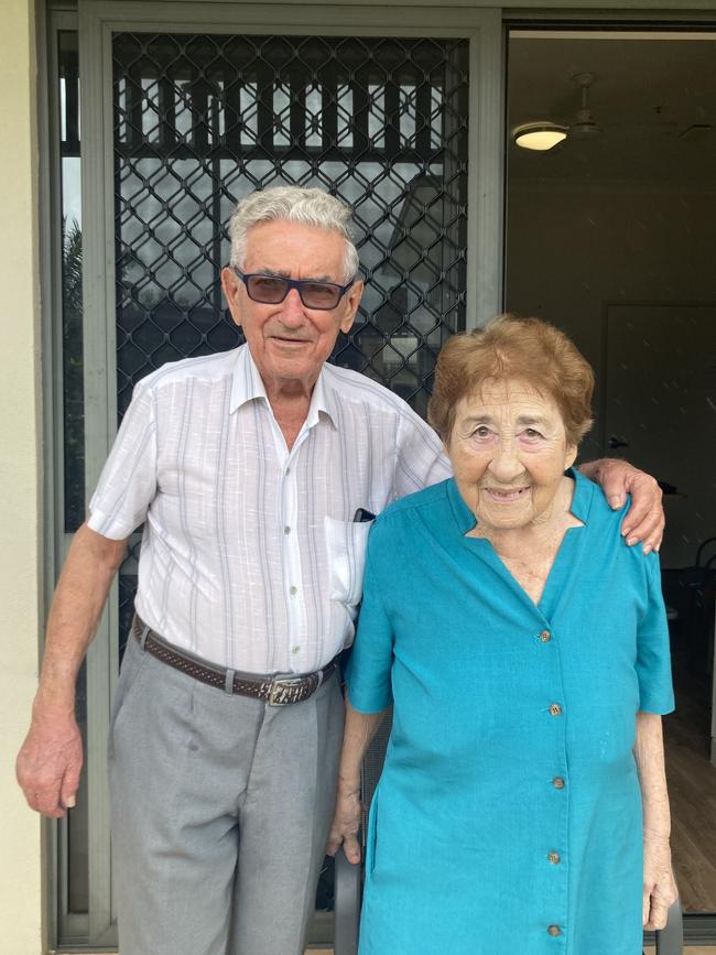 Innisfail couple Tom and Georgina Borg, who now reside in Cairns, will celebrate their Diamond anniversary on New Years Day. Picture: Catherine Duffy