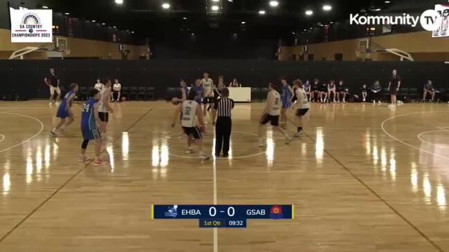 Replay: EHBA v GSABA (U18 Men Div 1) - SA Country Basketball Under-18 Championships Day 1