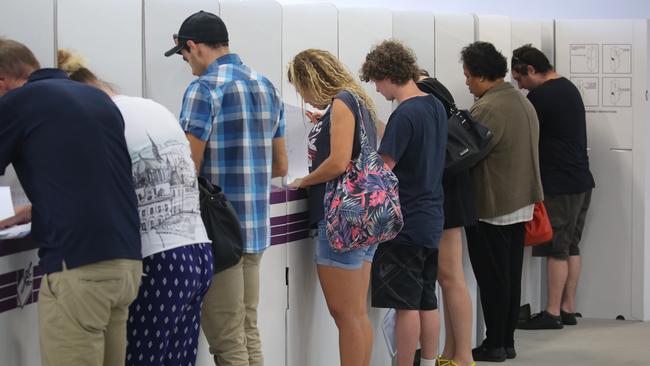 Early voting for the federal election commenced on Monday, April 29, but pre-polling centre opening dates and times vary. Picture: Brendan Radke