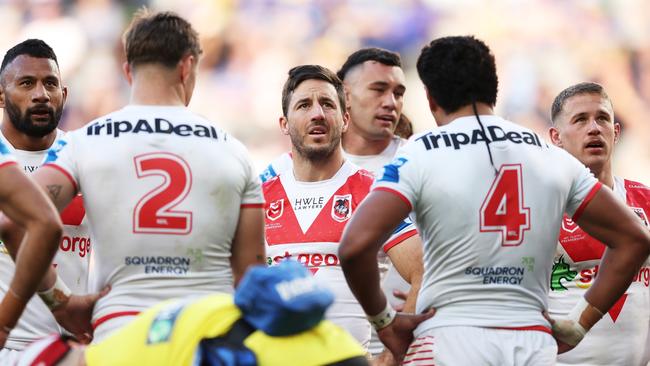 Ben Hunt made it clear he was not keen on staying at the Dragons. Picture: Getty Images