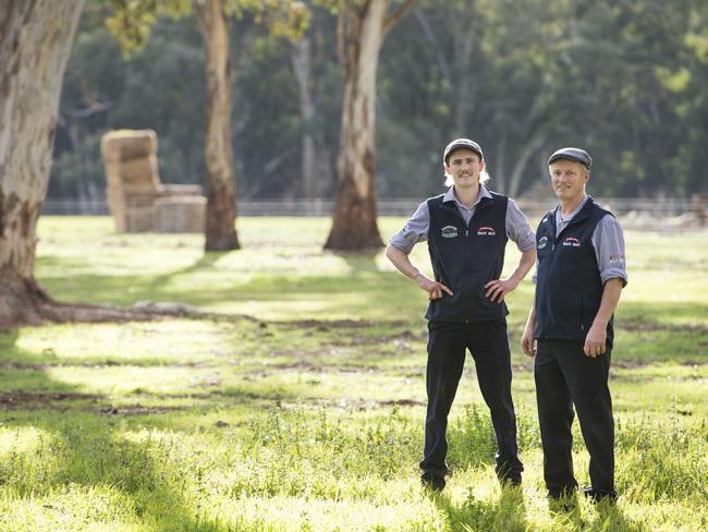 FOCUS: Dargaville FamilyThe Dargaville family run and operate a beef farm, which they established purely to service their in-town butcher in Ballarat, taking control of the 'paddock to plate' narrative.Pictured: Jackson and his father David DargavillePICTURE: ZOE PHILLIPS