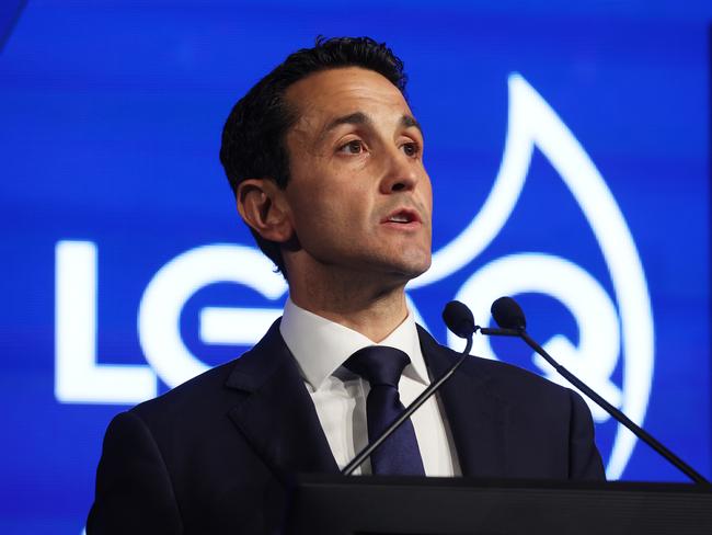 Leader of the Opposition David Crisafulli attends the 128th LGAQ Annual Conference, Brisbane Convention Centre. Picture: Liam Kidston