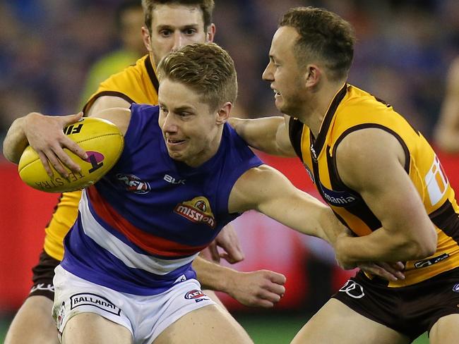AFL Semi Final Hawthorn v Western Bulldogs Lachie Hunter Picture:Wayne Ludbey