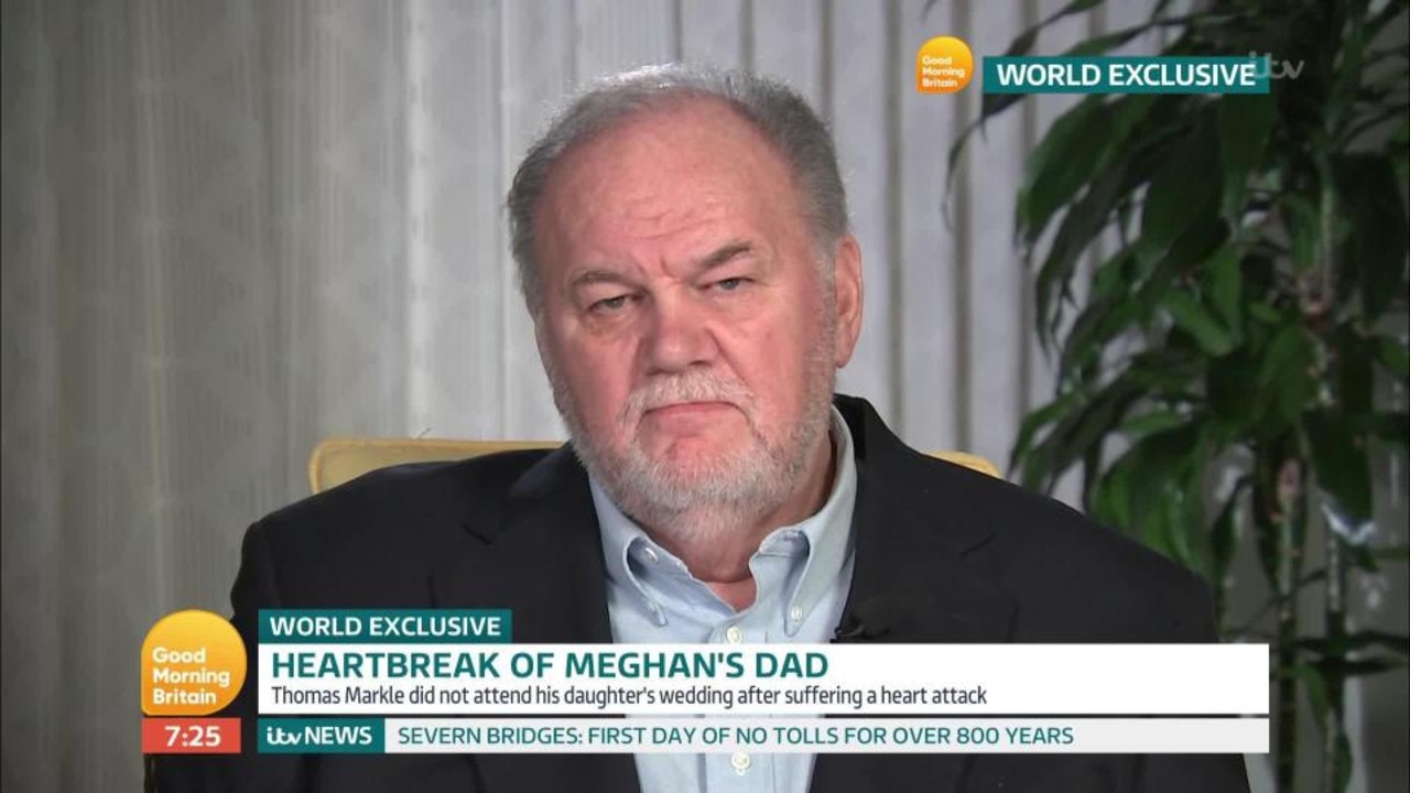 Thomas Markle was not at Meghan’s wedding.