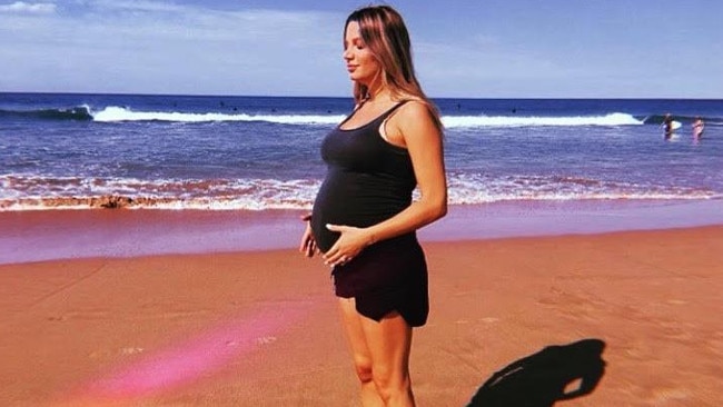 The former Miss Universe Australia finalist who gave birth to the couple’s son in July.